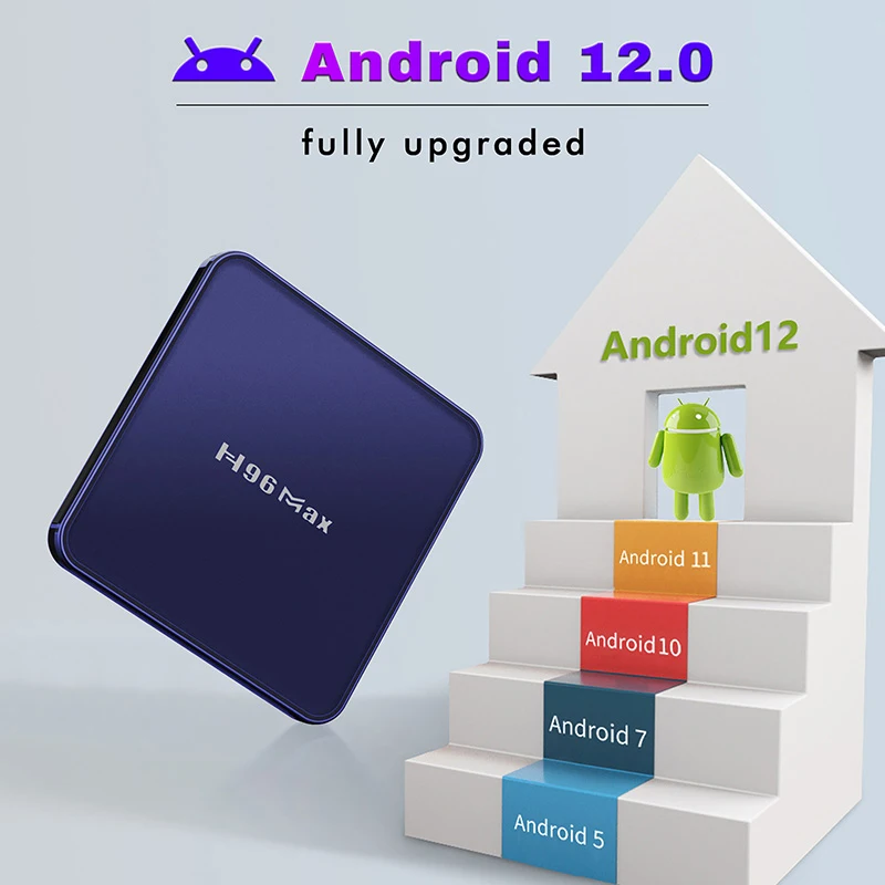 Ʈ TV ڽ  ڽ,  , BT4.0 ̵ ÷̾, ȵ̵ 12, 4K, 2.4G5G, H96 MAX, V12, RK3318, 2G, 4G, 100M, 16G, 32G, 64G