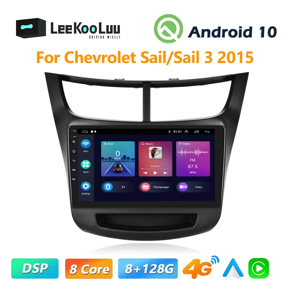

Автомагнитола LeeKooLuu, 2DIN, Android, GPS, 4G, Wi-Fi, DSP