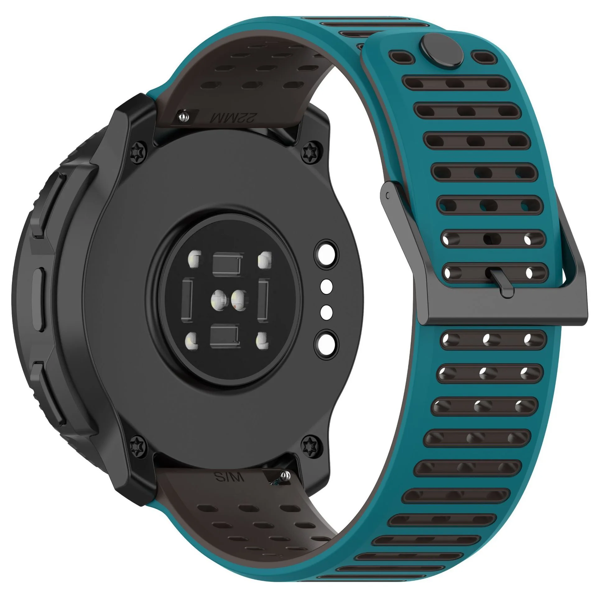 Suunto Vertical 2/RACE 2 S/Run/Ocean 용 실리콘 시계 스트랩 22mm Suunto 5 9 Peak Pro 용 교체 밴드 손목 밴드 팔찌