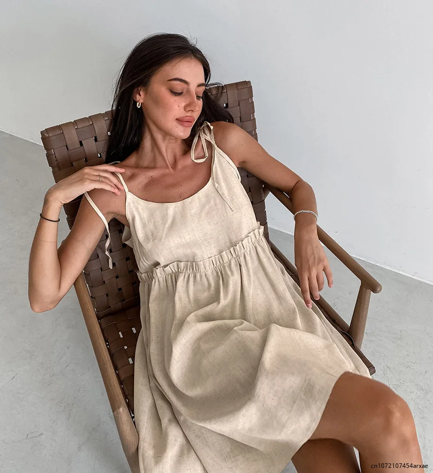 

Japanese Pleated Hem Shirt Tops Detachable Bandage Bow Blusas Mujer Square Collar Sleeveless Shirts Blouses Summer Camisas
