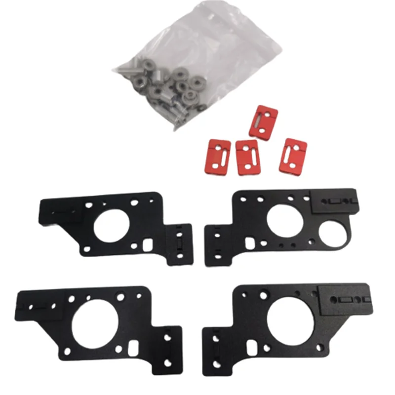 

Детали для 3D-принтера Funssor Micron +, алюминиевый сплав, cnc светильник вес, блок привода AB, набор рамок с отверстиями для направляющих резьбы