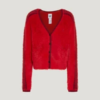 Veste cardigan en tricot peluche à la mode pour femme Adidas Clover authentique KT3171 3