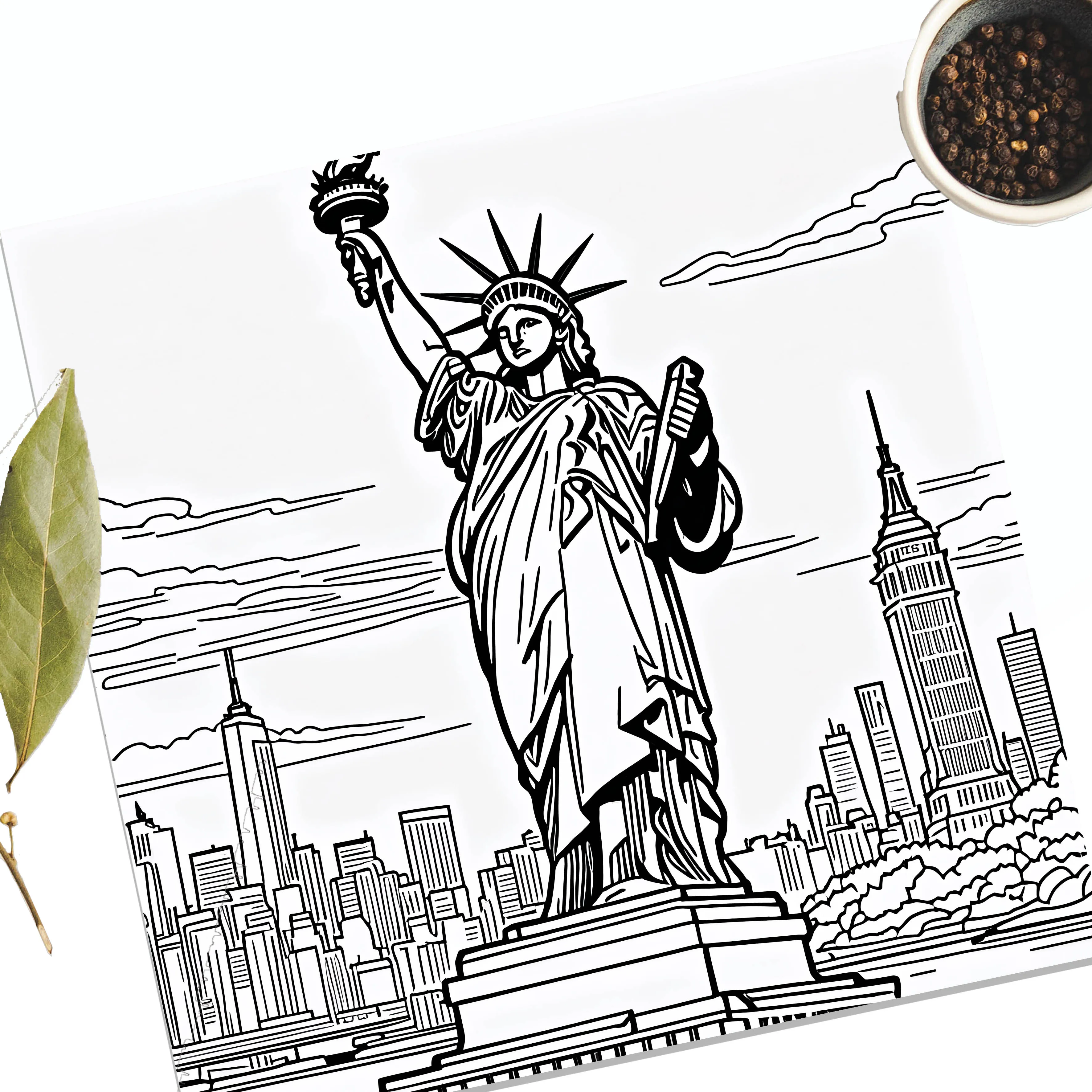Beautiful Architecture Coloring Book For Relaxation Educational Doodles Book Adults And Teens For Relaxation Perfect Gift 6