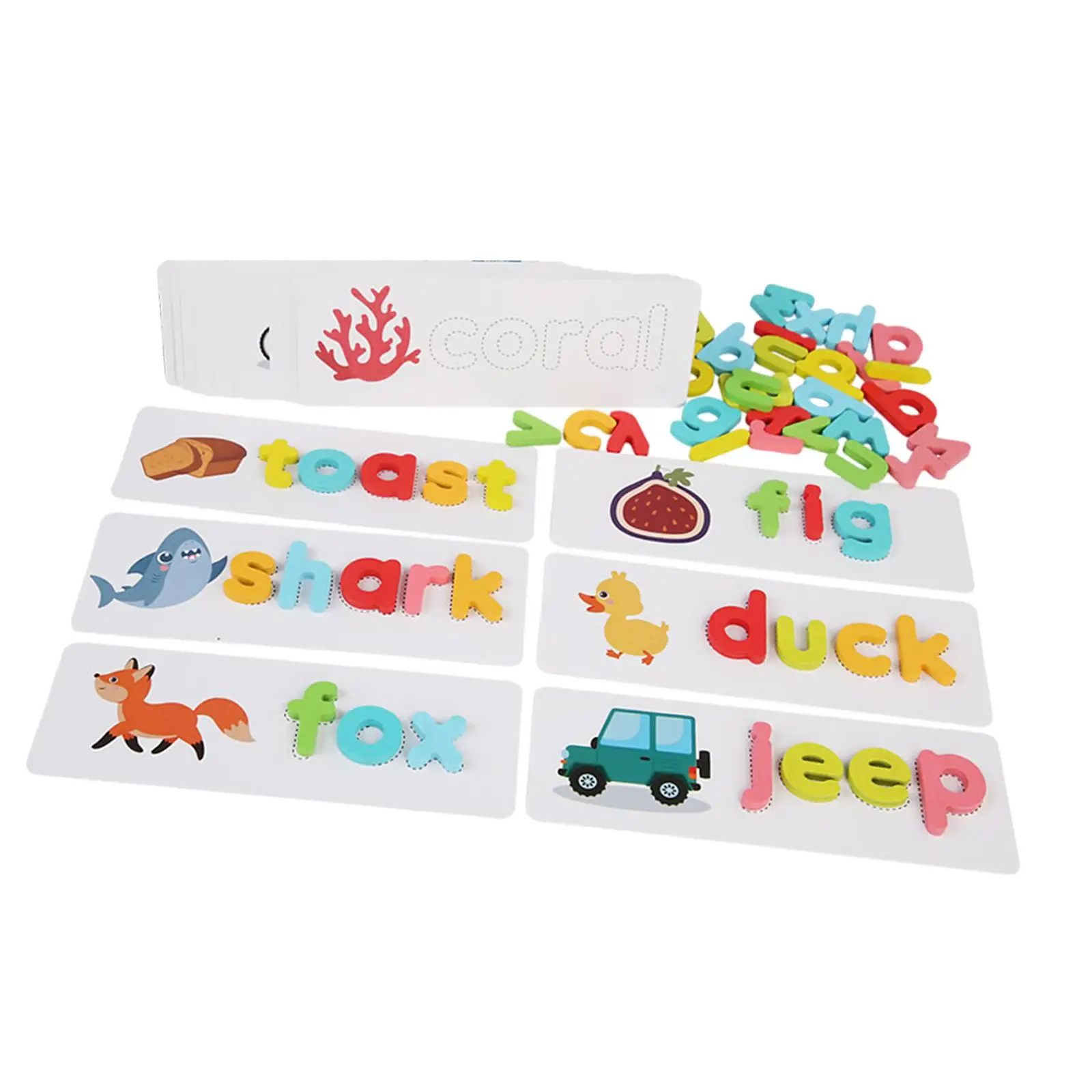 

Word Spelling Game Memory Early Educational Spell Alphabet Puzzle for Children Homeschool Kindergarten Best Gifts Boys Girls