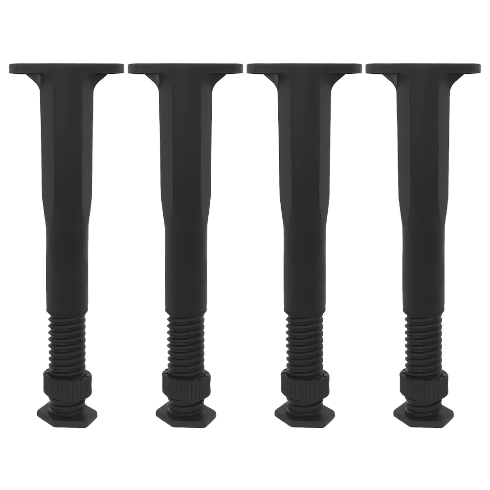 

4 Pcs Replace Bed Frame Support Legs Risers Center Slat Feet Adjustable Replacement