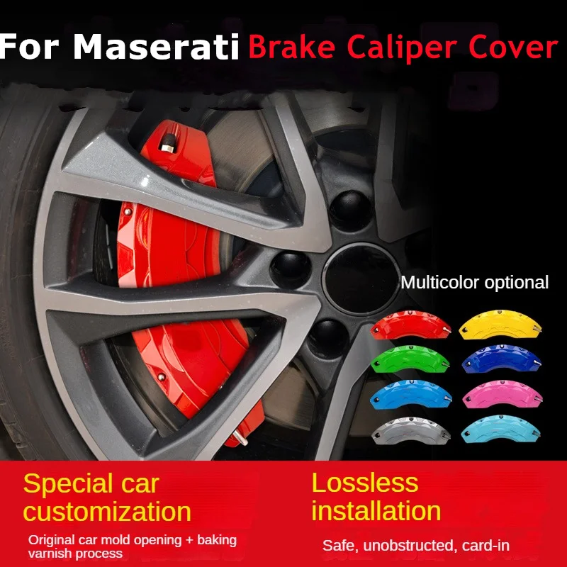 Per Maserati Car Brake Caliper Cover Alluminio Anteriore Posteriore Fit Ghibli Grecale Quattroporte Levante Mc20 Granturismo Spyder
