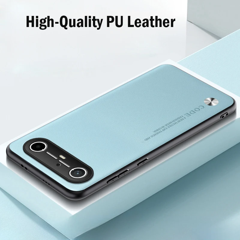 Luxury PU Leather Shockproof Silicone Phone Case Cover
