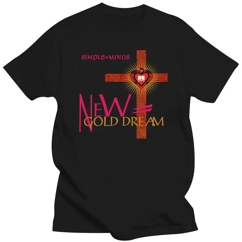 

2022 New Cotton T-Shirt Simple Minds Gold Dream 81 Men Tee Shirtsman T-Shirts
