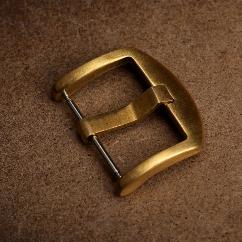 Pure Brass Buckle Leather Accessories, Elegant Design