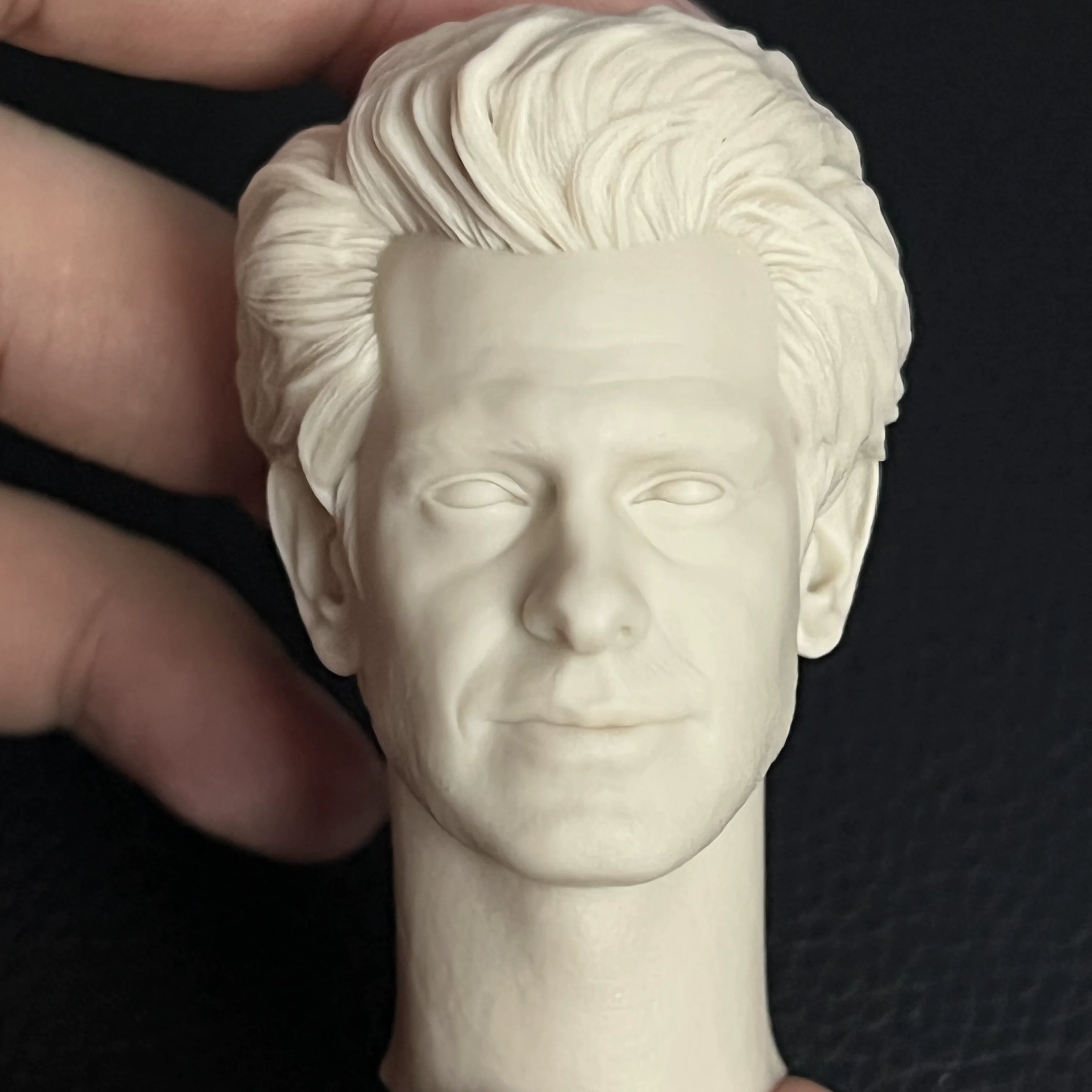 

1/6 Scale6 Andrew Garfield Male Head Carving Original Model For 12" Soldier Unpainted Action Figure Body DOll Game Toys