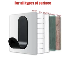 6 ชิ้น Strong Self-Adhesive J-Hooks - แขวนผนังกันน้ําสําหรับกุญแจ, ผ้าเช็ดตัว, ร่ม – ห้องครัวและห้องนั่งเล่น Organizer 6