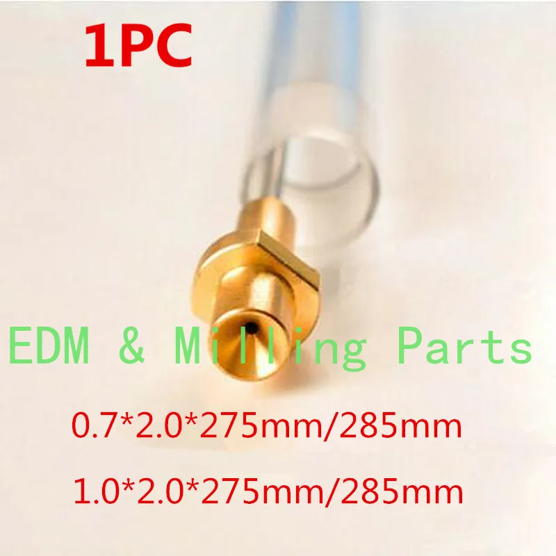 

1PC EDM Wire S581 3082452 Low Speed 0.7*2.0*275/285mm 1.0*2.0*275/285mm Automatic Wire Threading Tube For Spark Machine Service
