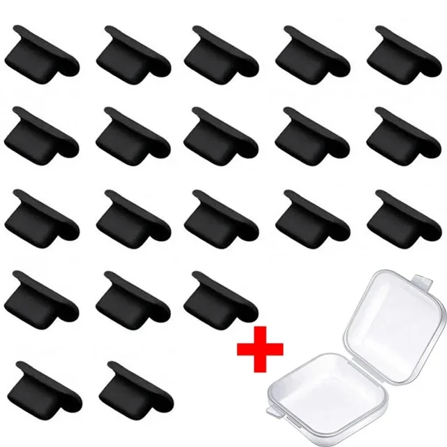 Silicone Dust Plug for Charging Port - Detachable Anti-Dust Protector Cap