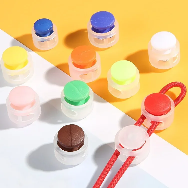 Colorful Spring Clip Pig Nose Clip Down Garment Fixed Elastic Belt Card Shoe Lace Belt Pants Adjustable Button