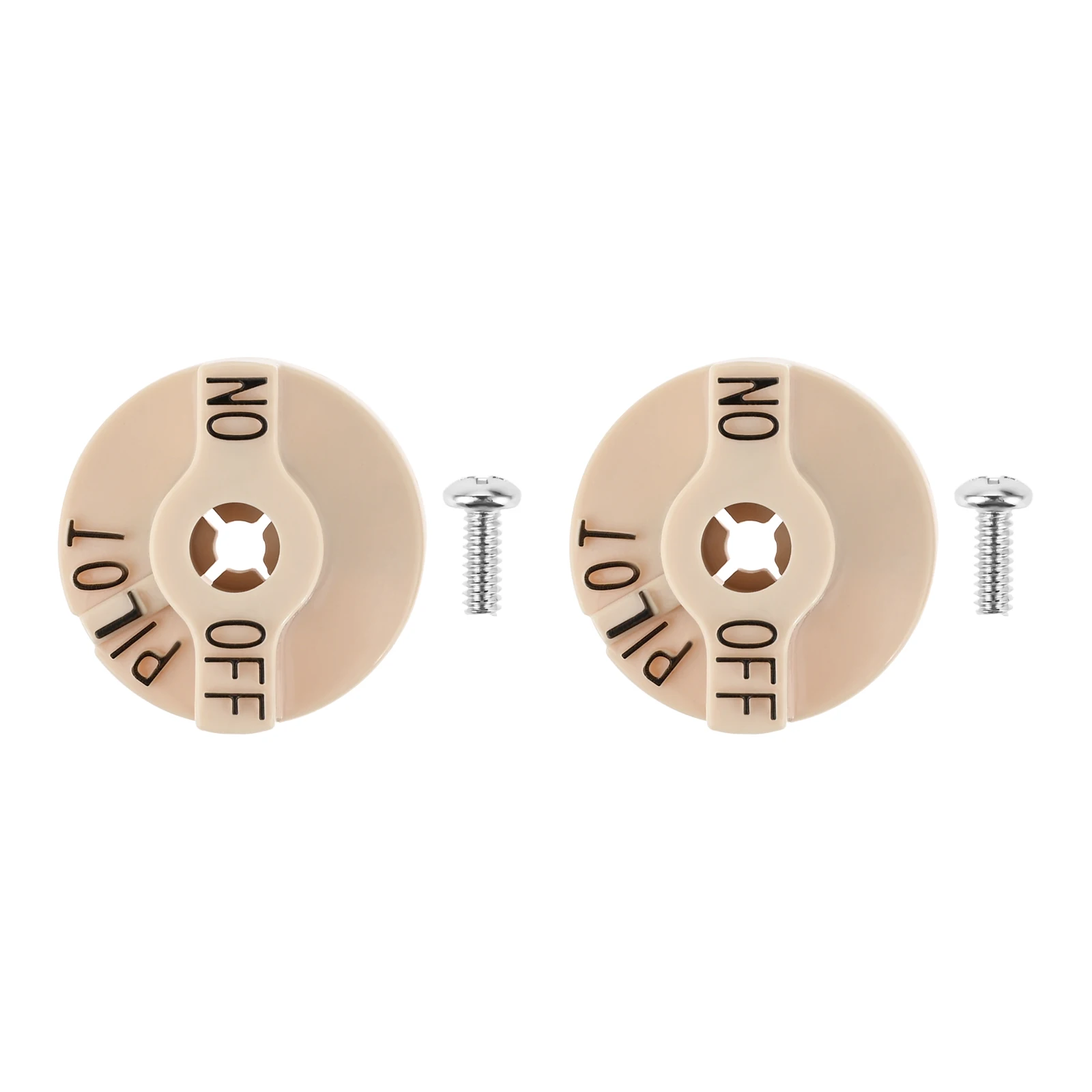 Gas Valve Knob Temperature Control Knob Fit for Robertshaw Thermostat 1751-012 S1453A P3202-92 810-0109 810-0433 2Pcs