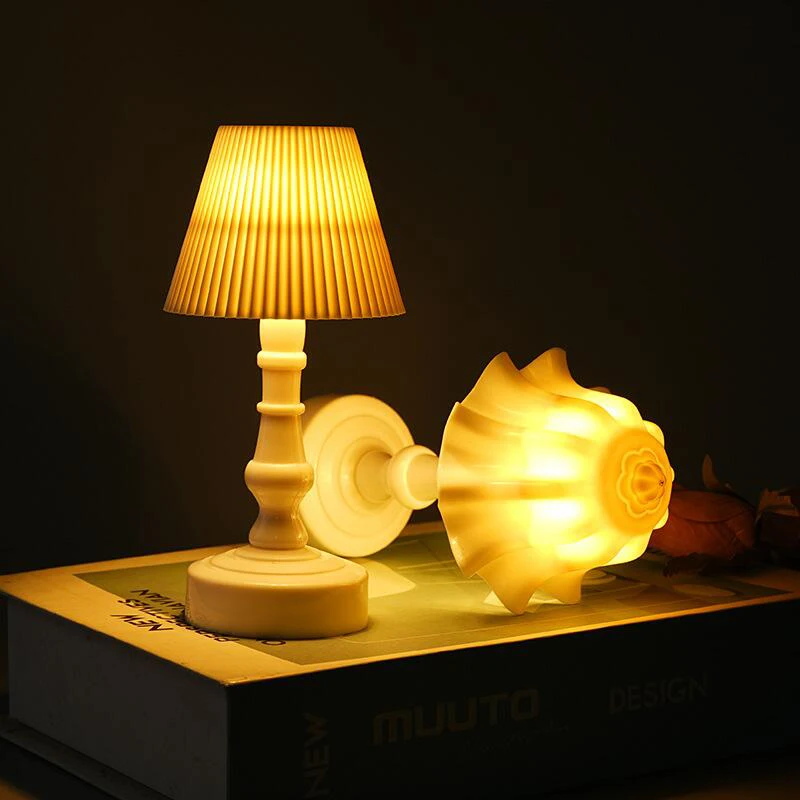 مصباح زهرة ليلي LED بضوء دافئ – 3 تصاميم – صورة 1