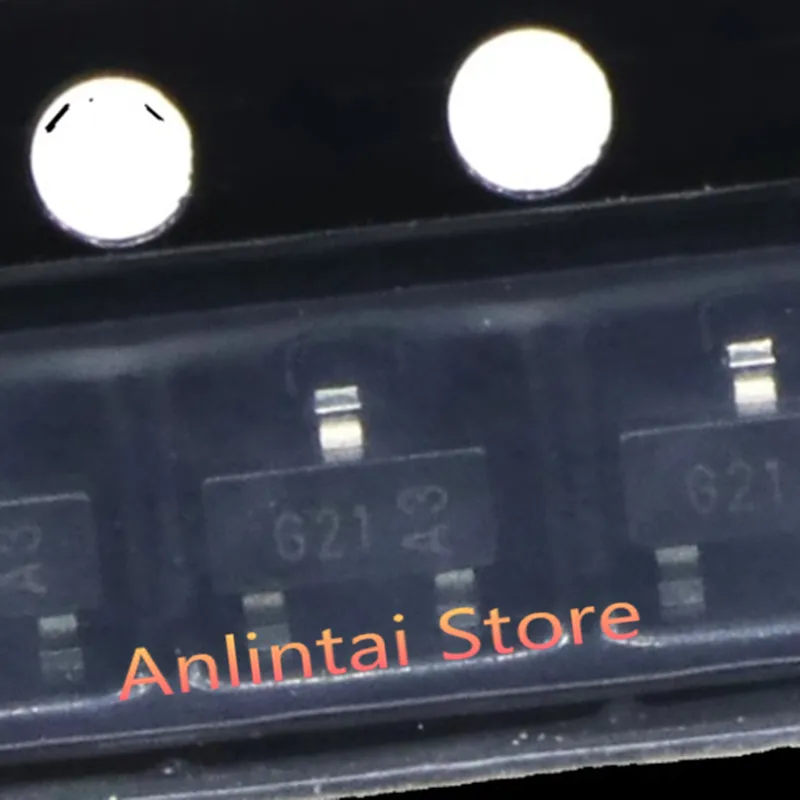

10PCS DMG2301U-7 G21 SOT23-3 MOSFET P-CH 20V 2.5A Original New