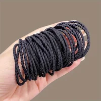 Bandes élastiques pour cheveux sans plis, 100 pièces, confortables et extensibles pour cheveux épais, parfaites pour les femmes et les adolescents 3