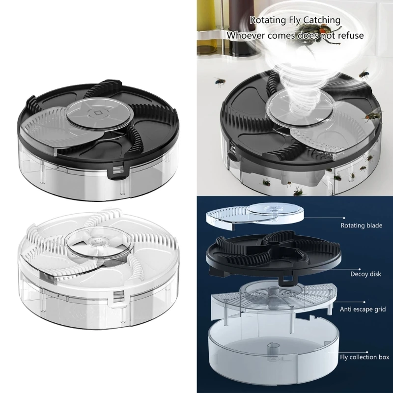 

Electric Fly Trap Device Mosquitoes Flying Insect Trap Indoor Lounger Trap Fly Catcher Automatic Control Insect