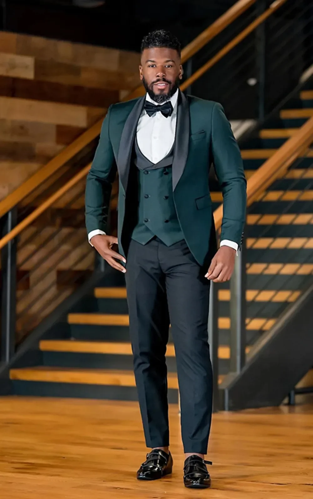 Wedding Tuxedos One Button Blazer Groomsmen Shawl Lapel Men Suits Slim fit Groom Wedding/Prom Man Blazer Jacket Pants Vest