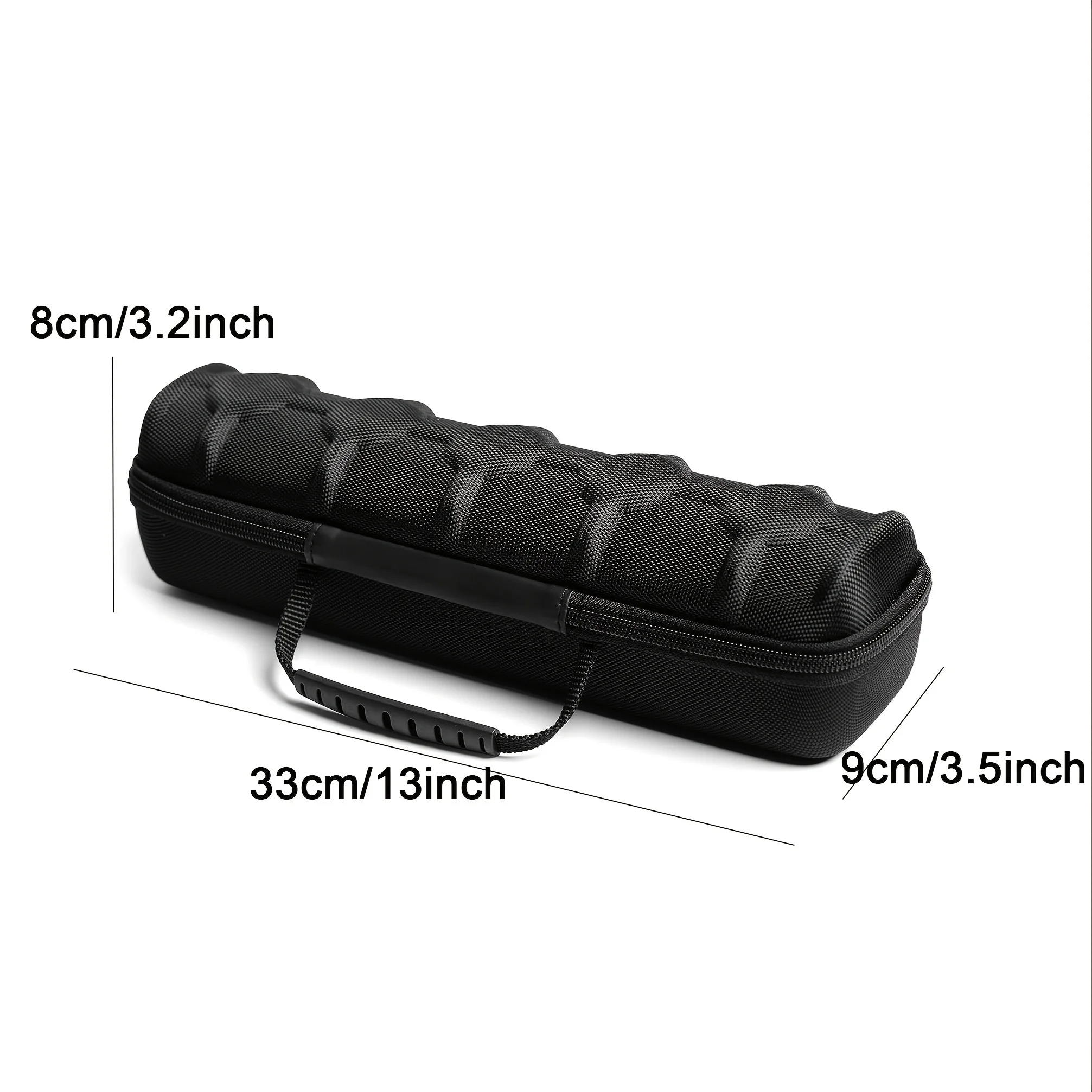 5-Slot Shock-Absorbing Nylon Watch Case - Portable Travel Watch Box with Hard Shell Protector, Durable Fabric-Lined Interior
