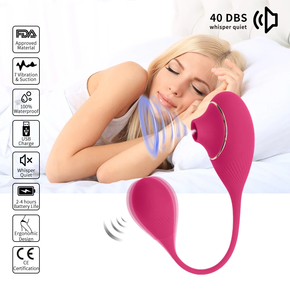 7 Częstotliwości Wibrujący Dildo Kobieta Cichy Magnetyczny Akumulatorowy Masturbator Ssanie Seks Produkty_voghion.com