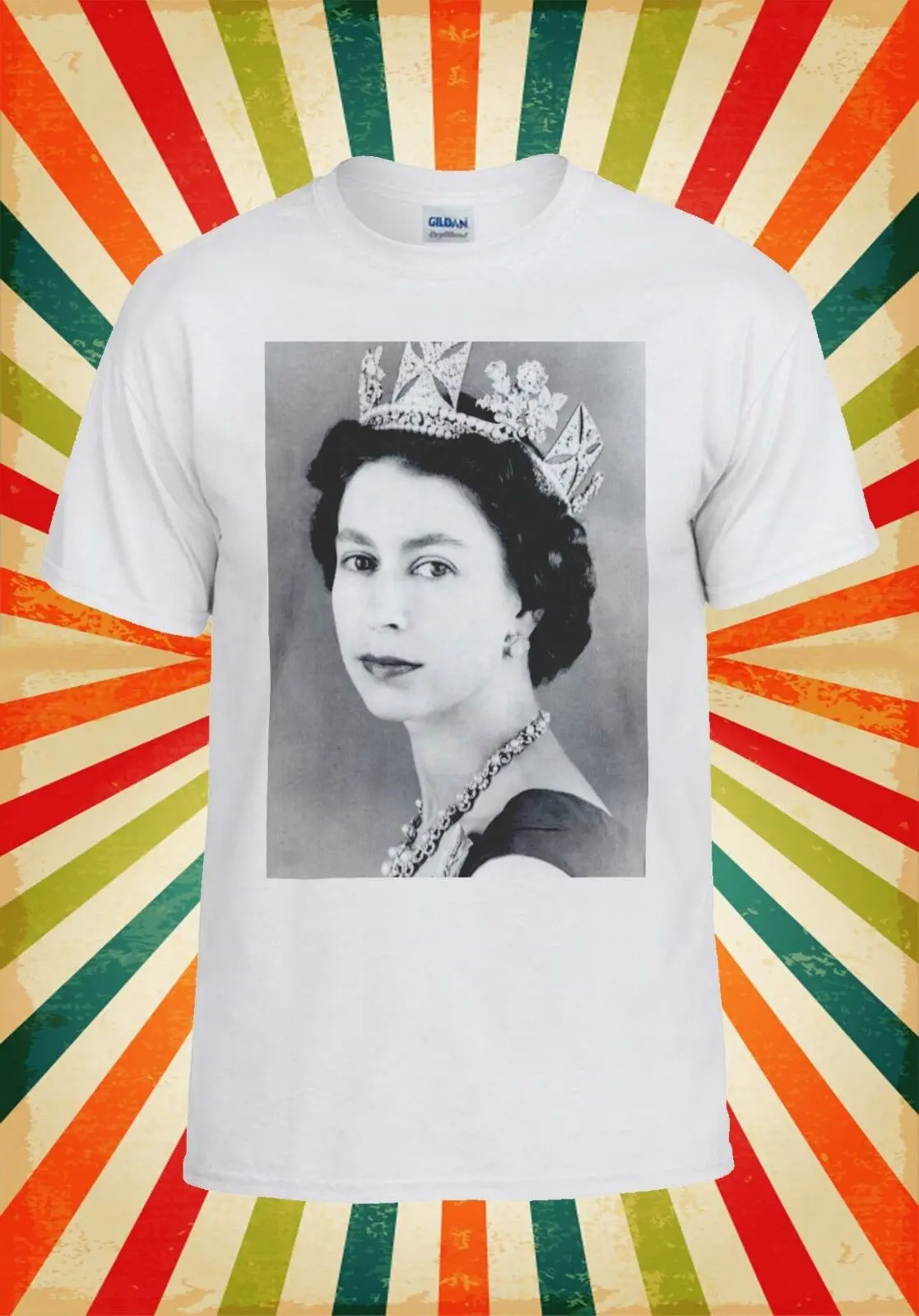 Her Majesty The Queen Elizabeth Ii Uomo Donna Canotta Canotta Maglietta Unisex 1217