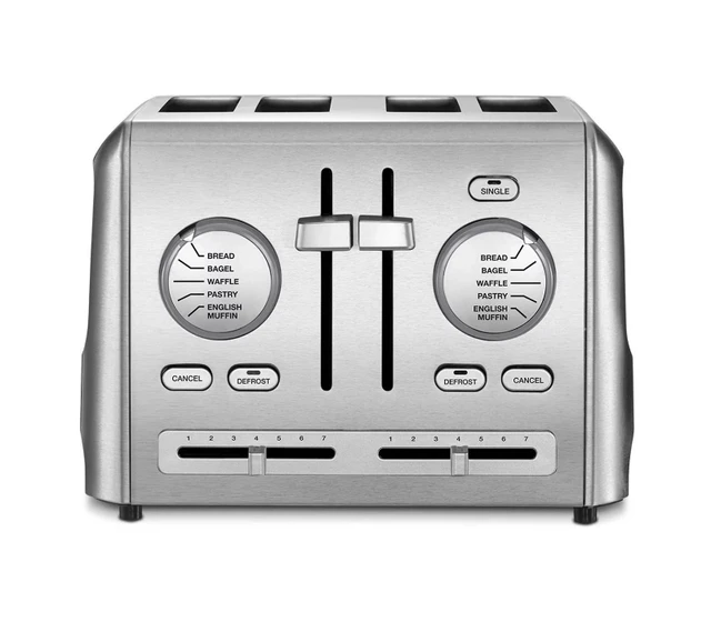 Cuisinart - Grille-pain en acier inoxydable - 4 tranches