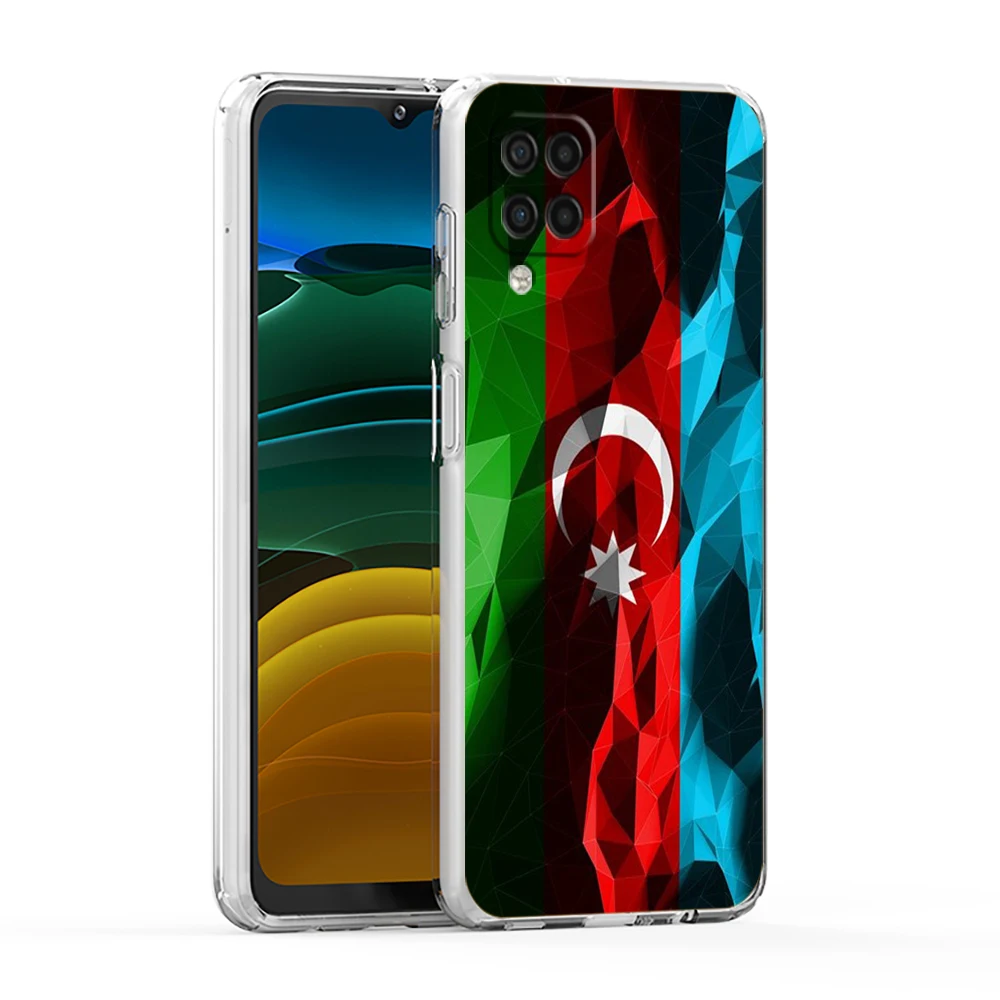 Azerbaijan flagge fall für samsung galaxy a13 a22 a32 a52 a72 a51 a71 a11 a31 a41 a33 a53 a73 5g transparente silikonsc halen kappen – Detail 6