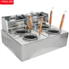 XEOLEO Pasta Cooker Electric Noodle Boiler 4-hole Stove Stainless Steel Spaghetti Commercial Cooking Food Processor Machine 6