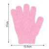 2pcs Shower Bath Gloves Exfoliating Wash Skin Spa Massage Scrub Body Scrubber Glove 6