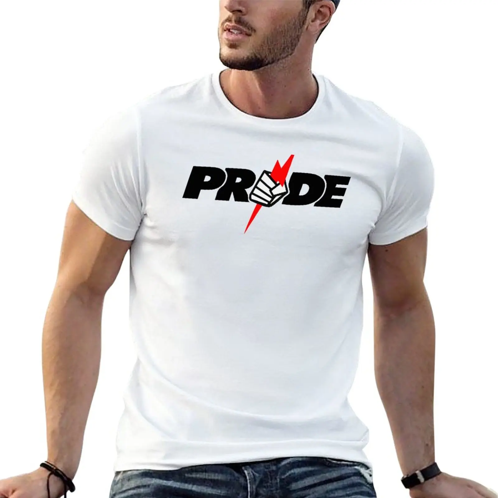 

New PRIDE FC T-Shirt plain t-shirt blank t shirts new edition t shirt Aesthetic clothing mens graphic t-shirts funny