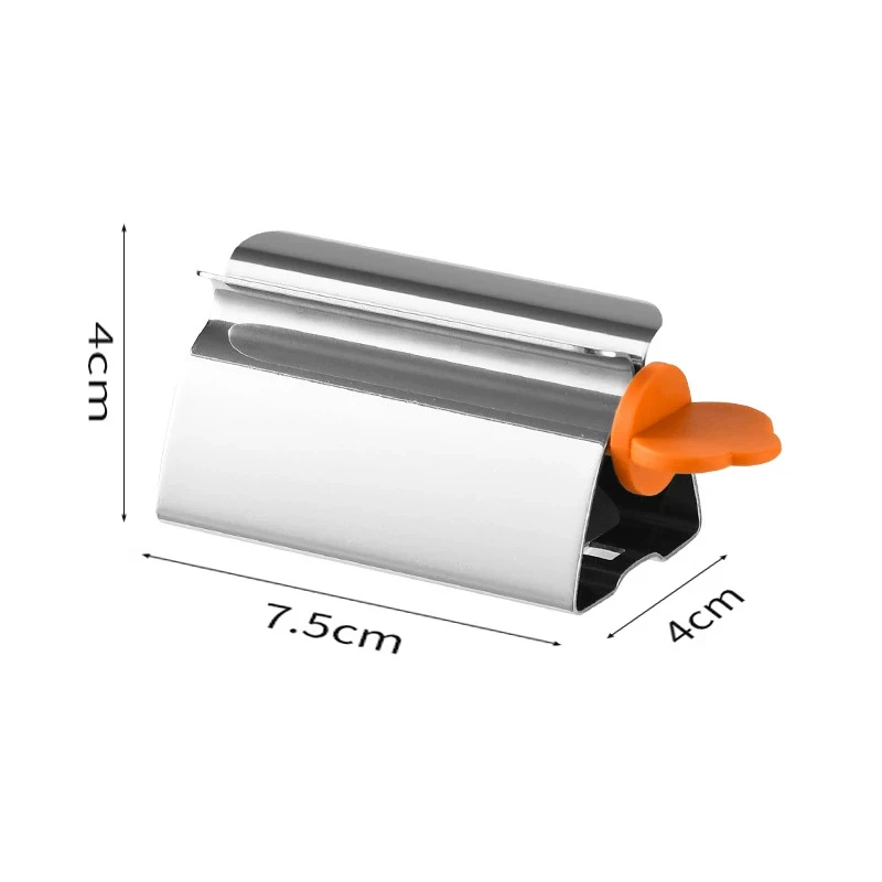 1pc Stainless Steel Wringer Roller Rotate Dispenser for Ointments Cosmetics Bathroom Accessories Toothpaste Squeezer Tube Roller 6