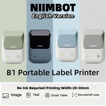 B1 Portable Thermal Labeling Machine - Bluetooth Label Maker for QR Code and Barcode Stickers 1