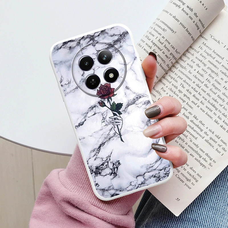 Luxury Marble Art Soft TPU Protective Back Cover - Shockproof Fashion Case