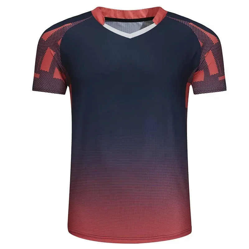 New Quick Dry Breathable Badminton Shirt,Women Men Table Tennis volleyball Team Game Running Training T Shirts