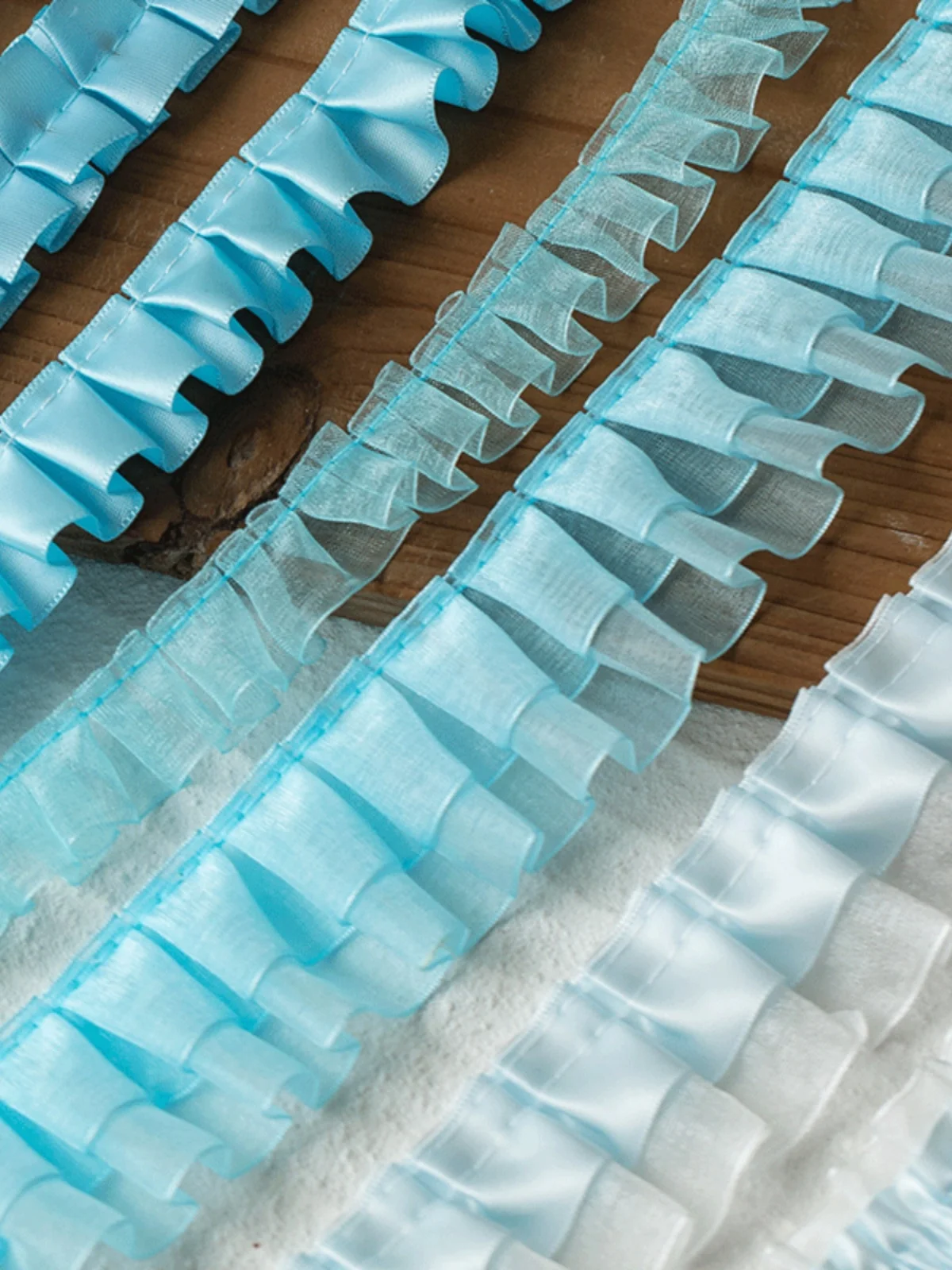 Lace Ribbon Lace Sewing Supplies Lace Sewing Accessories Lace Decoration Lace Accessories Lace Garment Accessories Clothing Craft Accessories 2meters Blue Lace Ribbons Trimming For Decorative Apparel Sewing Party Dress Diy Handmade Material Needlework Fabric