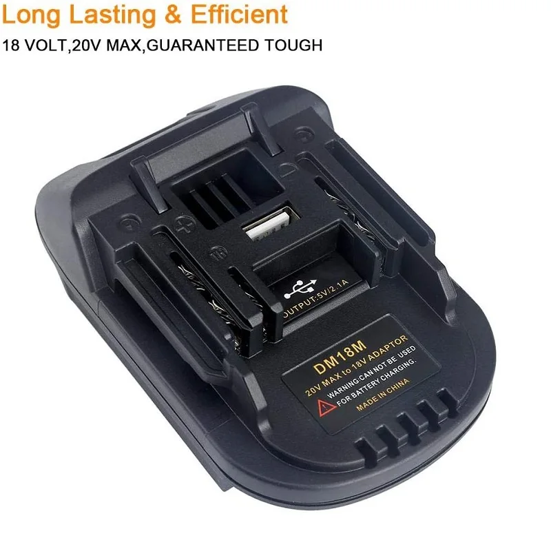DM18M Battery Adapter for Makita 18V Tools