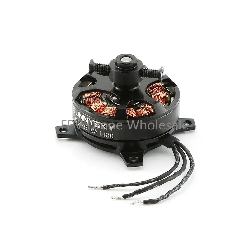 SUNNYSKY X2204 1480KV 1800KV / X2206 1500KV 1900KV Brushless Motor 2~3S Lipo 3.0mm Shaft  for 3D Fixed-Wing Drone and Quadcopter thumbnail 4
