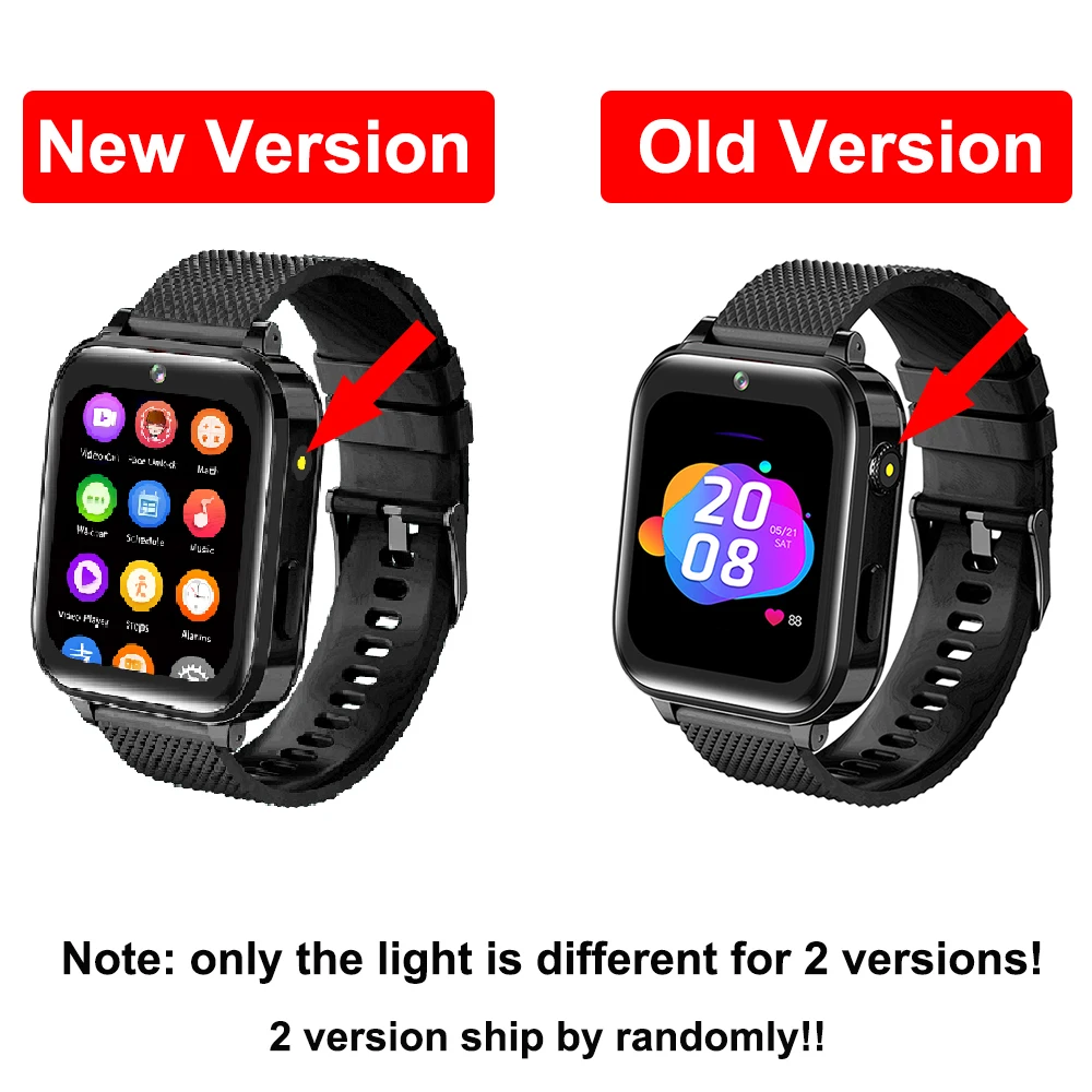4G Kids Smart Watch GPS Wifi SOS Tracker Location ROM 8G