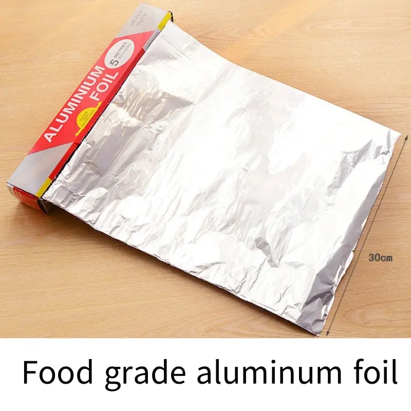 Kitchen BBQ Tools Kitchen Oil-proof Waterproof Stickers Aluminum Barbecue Tin Foil Household BBQ Oven Baking Paper Wrapped Turkey Tools