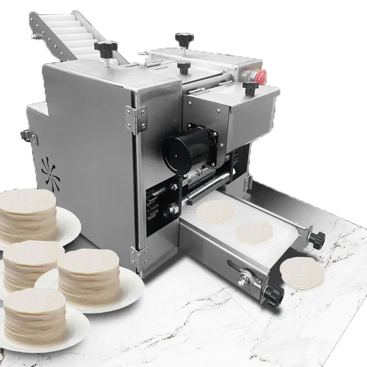 Automatico Chapati Pasta Tortilla Papad Empanada Tortilla Samosa Gyoza Spring Roll Maker Gnocco Momo Making Machine