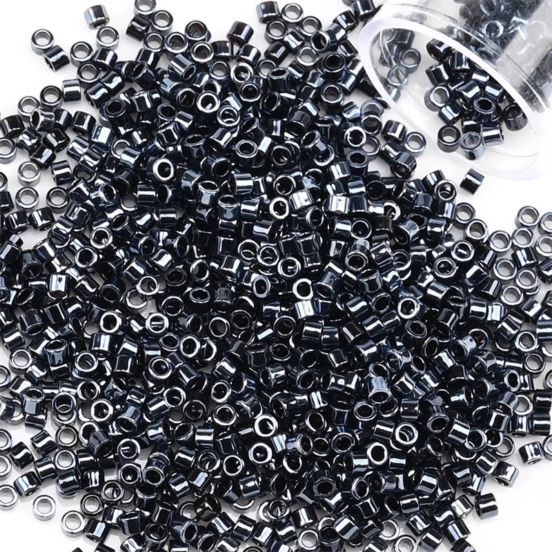 Elegant Metallic Seed Beads in Golden & Silver Tones - 1200pcs