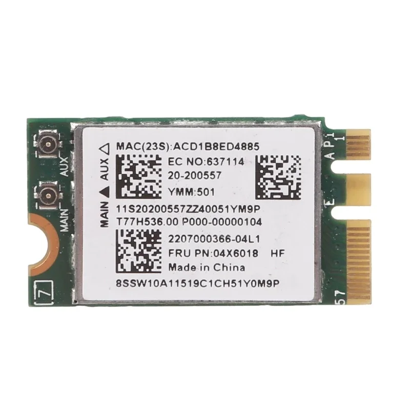 

BCM943142Y Wi-Fi + BT4.0 M.2 NGFF Беспроводная карта для G40-30 G40-45 G40-70
