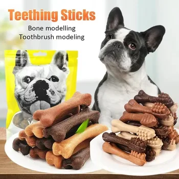 New Dog Bruxism Stick Toothbrush Bone Shape Fresh Natural Nutrition Healthy Adult Dogs Puppy Training Rewards Pet Food Snacks 2