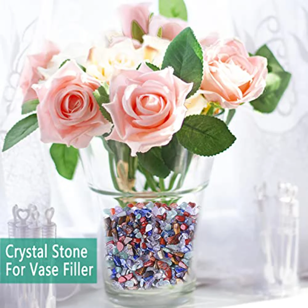 Colorful Natural Crystal Gravel for Home Decor and Healing Energy