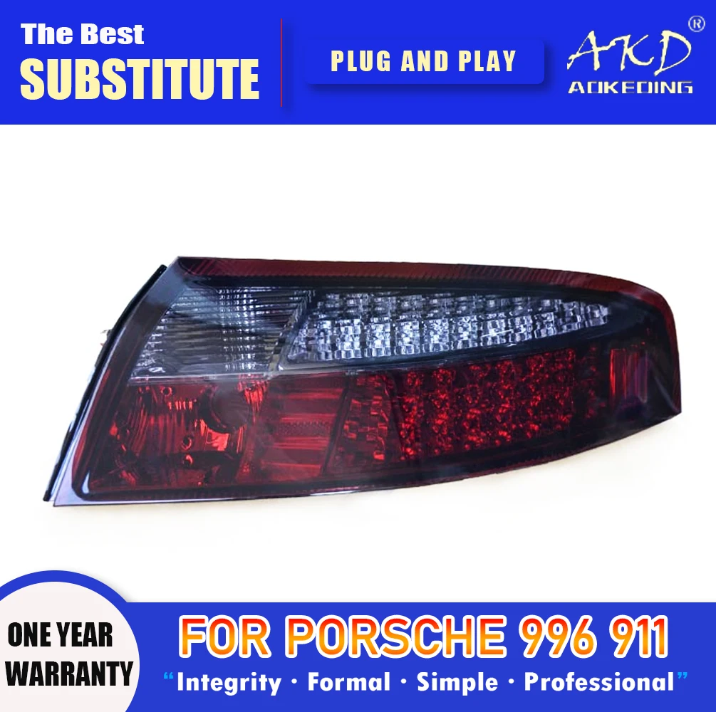 AKD テールランプポルシェ 996 LED テールライト 2004-2008 911 996