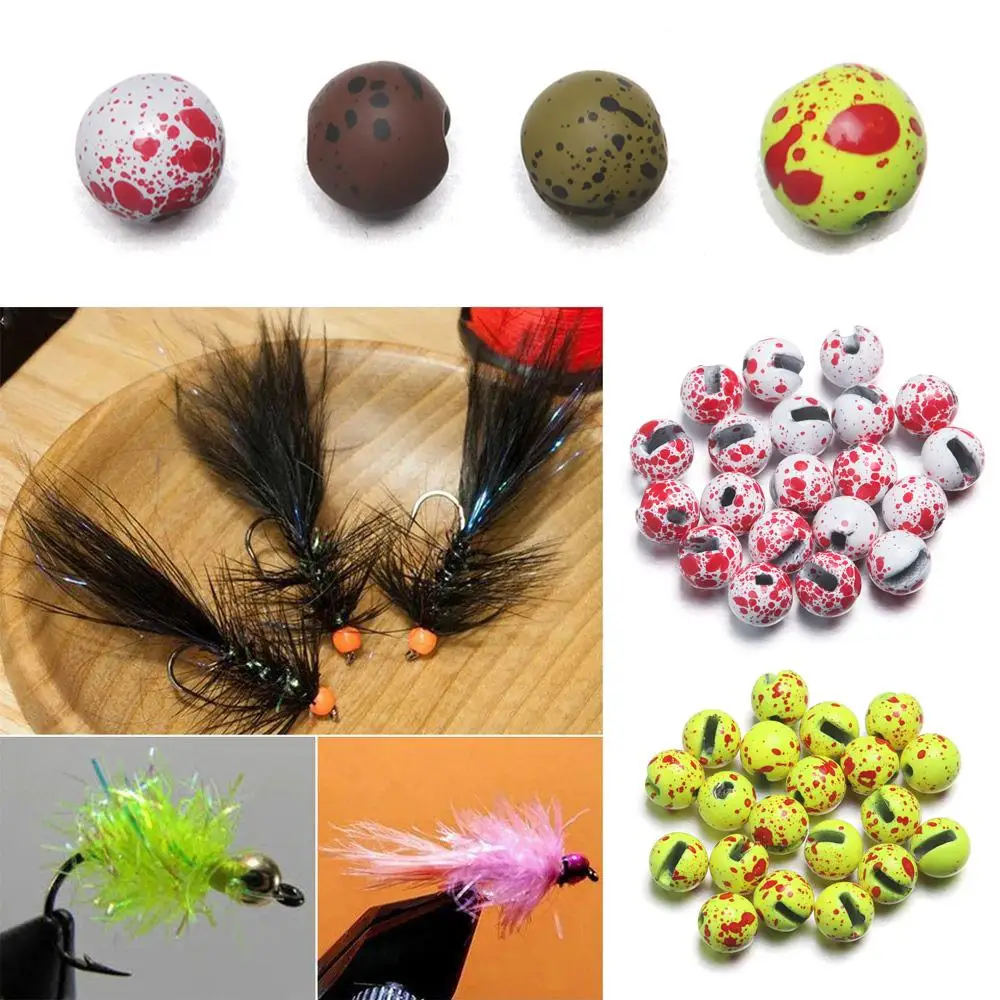 

20Pcs/lot 7Colors Fishing High Quality 2.5mm/3.0mm/3.5mm/4.0mm Slotted Bead Tungsten Alloy Fly Tying Material Tungsten Beads