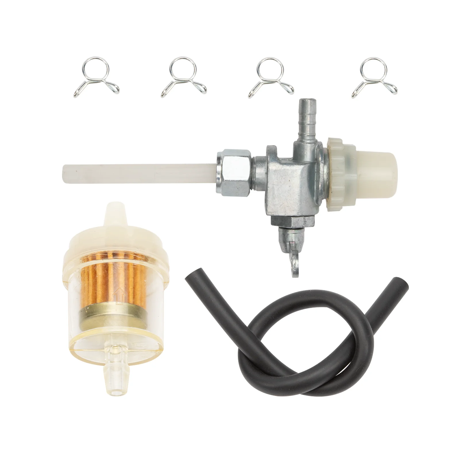 Fuel Tap Filter Fuel Tap M12 x 1 with Fuel Hose Filter for Hercules Prima Kreidler Z&uuml;ndapp Moped Mokick