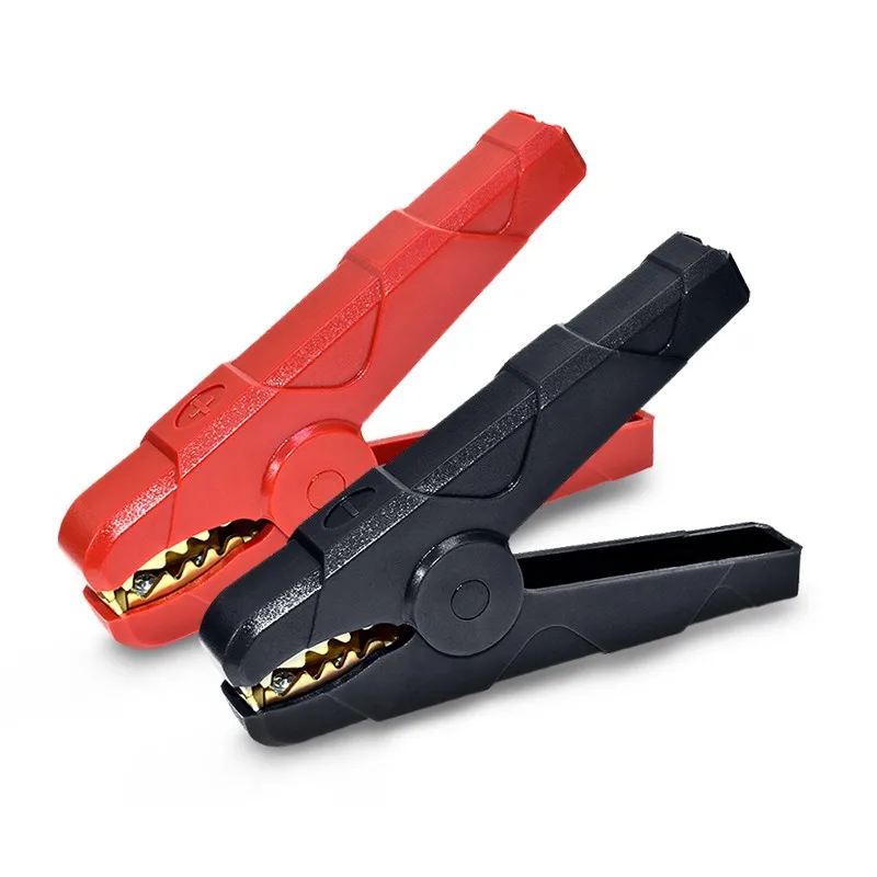 Alligator Clip alligator clips test clip test hooks clips 2PCS 140mm 500A Battery Clamps Crocodile Clip Red Black